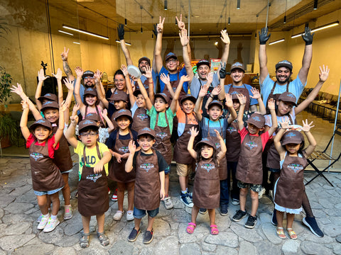 Clase de pizzas para mini pizzaiolos